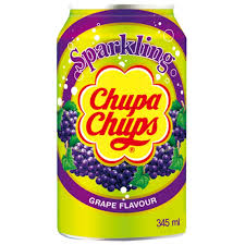 Chupa Chups carbonated drink with grape flavor 345 ml- hết hạn 20/12/2025