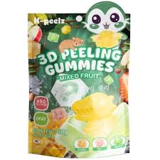 K-Peelz 3D Peeling Gummies 75g želé Mixed Fruit