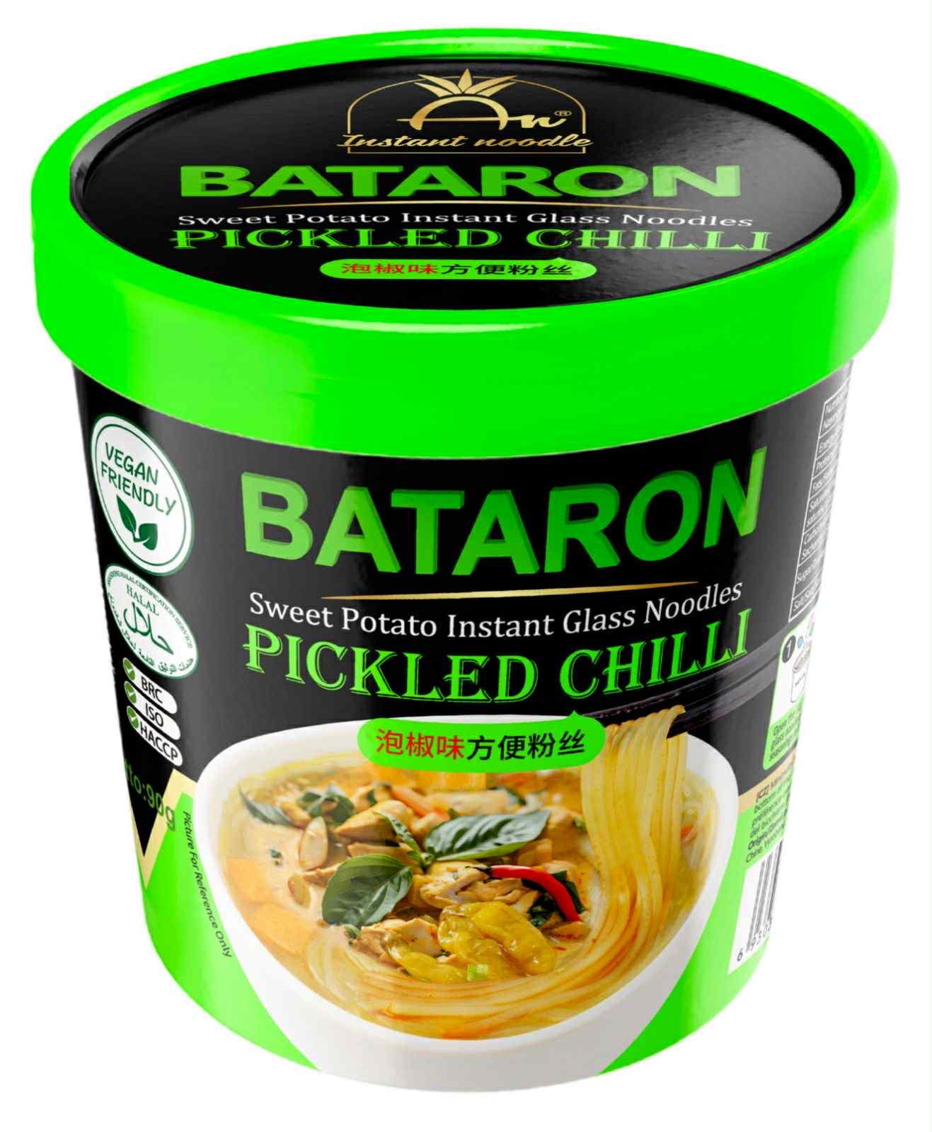 Bataron GlassNoodles CUP 108g Pickled Chilli- hạn 7/2026