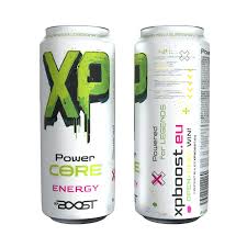 XP POWER CORE 500 ml ovocný energetický nápoj s příchutí tutti frutti - Karton (24 ks)