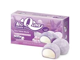 QLove Velvet Taro Mini Mochi 80g -hạn 8/2026