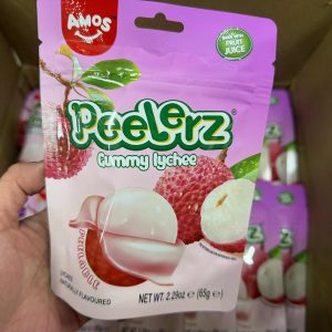 Amos Peelers Gummy Lychee 65g