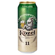 Kozel 11 pivo ležák světlý 24 x 0,5l- han 24/5/2026