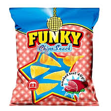 FUNKY CHIPS SNACK SMOKED BEEF 40G- han 20/9-thung 25ks