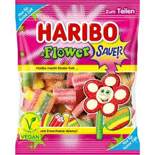 Haribo Flower Sauer želé 160 g- hạn 5/2026
