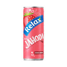 Relax Limonáda jahoda 12x330ml plech- hạn 5/2027