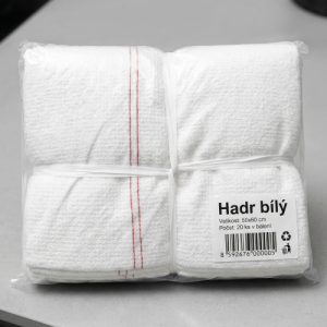 Hadr bílý 50cmx60cm 20x