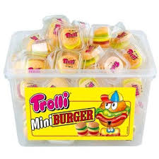 TROLLI MINI BURGER, 60x10g