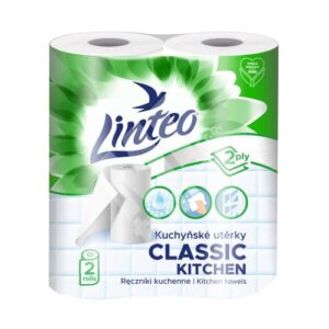 Kuchyňské utěrky Linteo classic 2 ks bez potisku- bịch 24ks