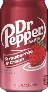 Dr Pepper Strawberries & Cream 24x250ml