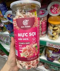 Mực Hấp Nước Dừa 250g- hạn 11/2026