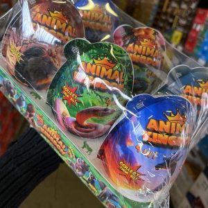 Animal Kingdom – maxi plastové vejce 4v1 20g/13.5cm- bịch 6ks