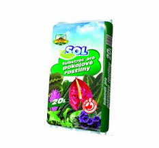 Substrát pro pokojové rostliny SOL s hnojivem 20l