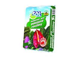 Substrát pro pokojové rostliny SOL s hnojivem 5l