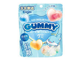 ENNJOI ASSORTED FRUIT HEART SHAPED JAM FILLED GUMMY 50G- hạn 12/2/2027