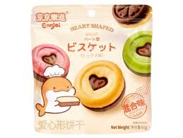 Ennjoi Assorted Heart Shaped Biscuit 60g - hsd 11/2/2027