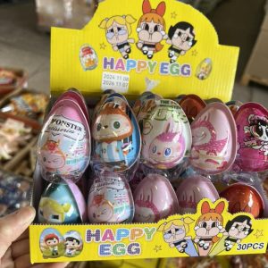 Happy Egg Labubu hộp vàng 18g- hộp 30ks- hsd 14/12/2026