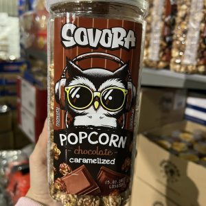 Sovora Popcorn Karamel Tube 160g Chocolate -hsd 5/2/2027