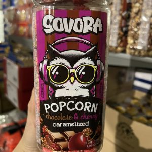Sovora Popcorn Karamel Tube 160g Chocolate Cherry -hsd 5/2/2027