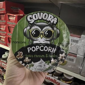 Sovora popcorn Sour cream & Herbs 40g 12ks