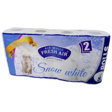 Toaletní papír Fresh Air ,8 rolí, 2-vrstvý, bílý- bịch 10ks
