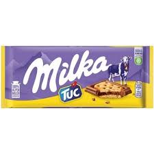Milka Čokoláda Tuc s krekry 100 g- hạn 15/11/2026