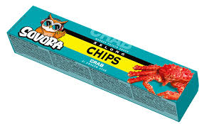 Bramborové chipsy s příchutí kraba 50g Sovora- thùng 20ks