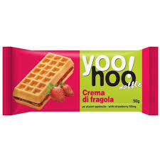 Yoo Hoo! Waffle 12x50g jahoda - hạn 20/8/2026