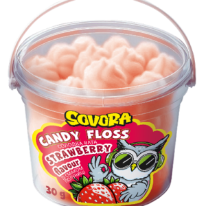 CUKROVÁ VATA 30g jahoda