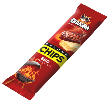 LONG CHIPS BBQ 70g sůl- thùng 20ks