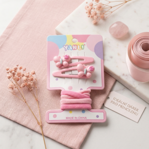 Sada gumiček do vlasů - různé barvy 12ks