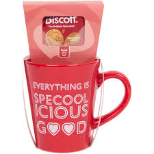 Hrnek s čokoládou a kakaem biscoff