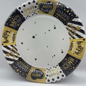 Đĩa Giấy Tròn 28cm mix màu