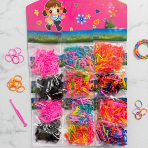 Gumičky do vlasů 12ks - různé barvy