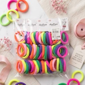 Gumičky do vlasů různé barvy 12ks