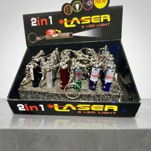 Laser a LED světlo 2v1 24ks