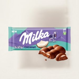 Milka Bubble Coconut 97g 12ks, hsd 12/2026