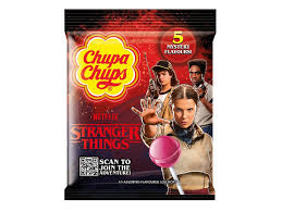 Chupa Chups Stranger Things 120g màu đỏ- hsd 8/2028