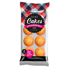 Fundiez Fairy Cakes Strawberry 18x200gr- hsd 10/2026