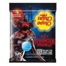 Chupa Chups Stranger Things 120g màu xanh -hsd 8/2028