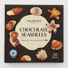 Magnifique chocolate seashells 195g CZ