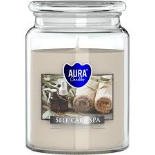 Aura vonná svíčka v dóze maxi Self Care SPA 6x500g