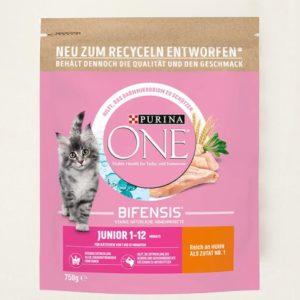 Purina ONE Junior 1-12 months 750g krutí maso 6ks, hsd 8/2027