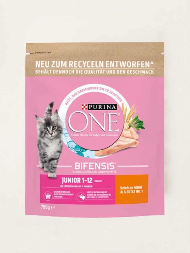 Purina ONE Junior 1-12 months 750g krutí maso 6ks, hsd 8/2027