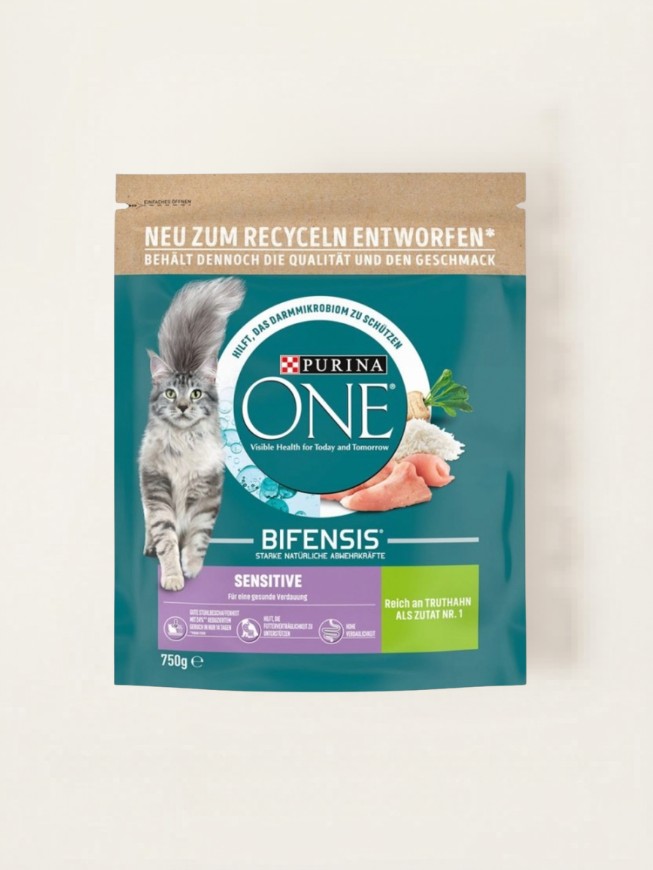 Purina ONE SENSITIVE 750g krůtí maso 6ks, hsd 8/2027
