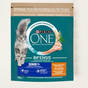 Purina ONE Senior 7+ 750g kuřecí maso 6ks, hsd 8/2027
