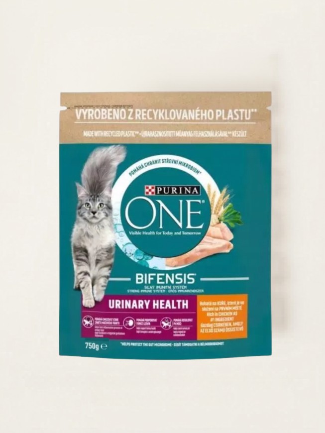 Purina ONE Urinary Care 750g kuřecí maso a pšenice 6ks, hsd 8/2027
