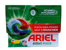 Ariel All in1 Pods Universal kapsle na praní 15 PD- khay 4 hộp