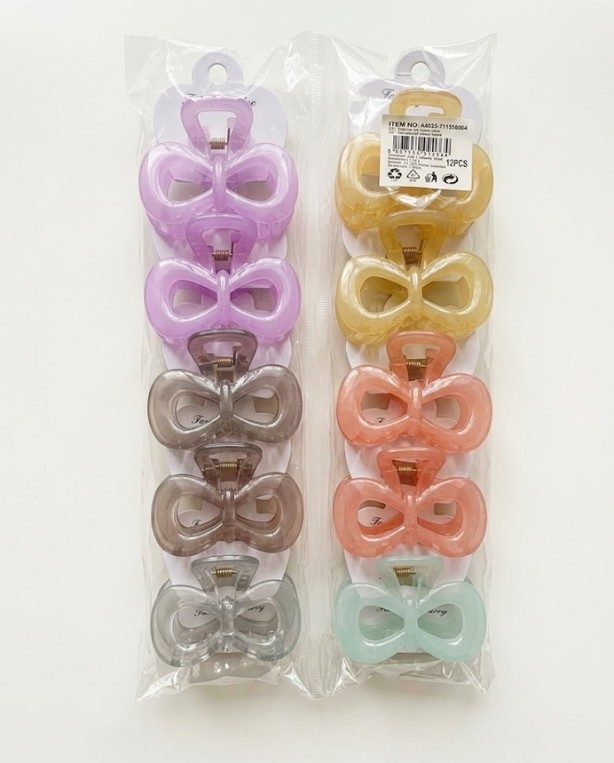 Vlasový skřipec 12ks - různé barvy