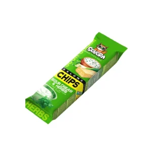 Sovora chips XXLong Sour cream & herbs 50g 20ks - hsd 03/27
